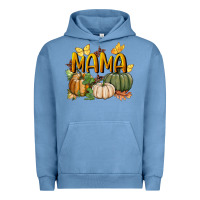 Pigment Pebble Blue mama pumpkin Urban Hoodie - BundleAndBundleShop