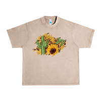 French Oak cactus leopard sunflower glitter  patch Urban Heavy Tee - AdoDesignShop