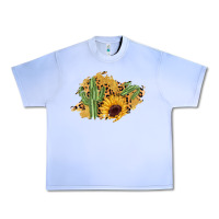 Grape Ice cactus leopard sunflower glitter  patch Urban Heavy Tee - AdoDesignShop