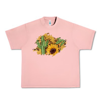 Salmon cactus leopard sunflower glitter  patch Urban Heavy Tee - AdoDesignShop