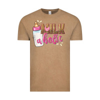 Vintage Coffee milkaholic girls Vintage Tee - NancyCooperArtShop