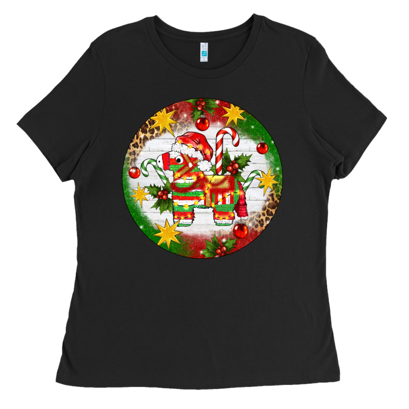 Christmas Pinata Ornament Ladies Tee by Artiststas | Teevron