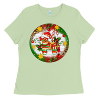 Matcha Christmas Pinata Ornament Ladies Tee - Artiststas