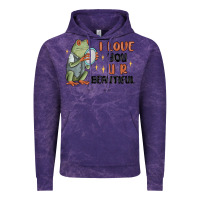Cloud Purple i love you u r beautiful frog Vintage Hoodie - MaliasSmallBusiness