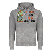 Cloud Rock i love you u r beautiful frog Vintage Hoodie - MaliasSmallBusiness
