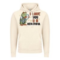 Vintage Artic i love you u r beautiful frog Vintage Hoodie - MaliasSmallBusiness