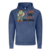 Vintage Denim i love you u r beautiful frog Vintage Hoodie - MaliasSmallBusiness