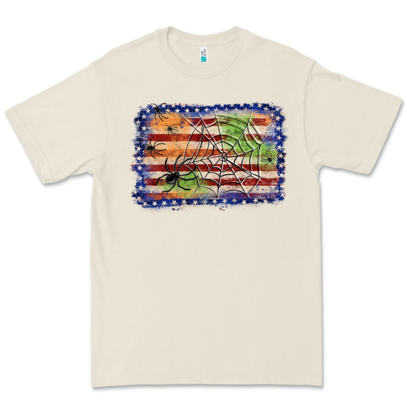 American Flag Halloween Background Premium Tee by JahusDesignShop | Teevron