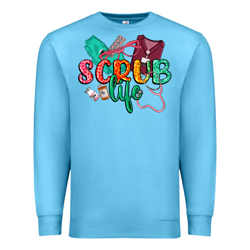 Scrub Life Premium Sweatshirt by CowGirlArtShop | Teevron