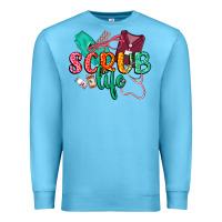 Ocean Blue Scrub life Premium Sweatshirt - CowGirlArtShop