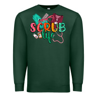 Sports Green Scrub life Premium Sweatshirt - CowGirlArtShop