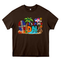 Chocolate Brown it's in my dna Heavy Core Tee - AdoDesignShop