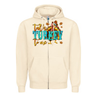 Sandshell Talk Turkey To Me Zipper Hoodie - texasbilliewilder