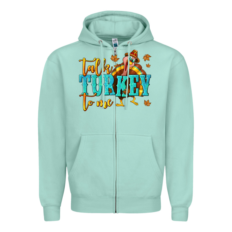 Talk Turkey To Me Zipper Hoodie by texasbilliewilder | Teevron