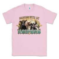 Bubblegum Pink hanging with my heifers Classic Tee - NancyCooperArtShop