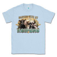 Dusty Blue hanging with my heifers Classic Tee - NancyCooperArtShop