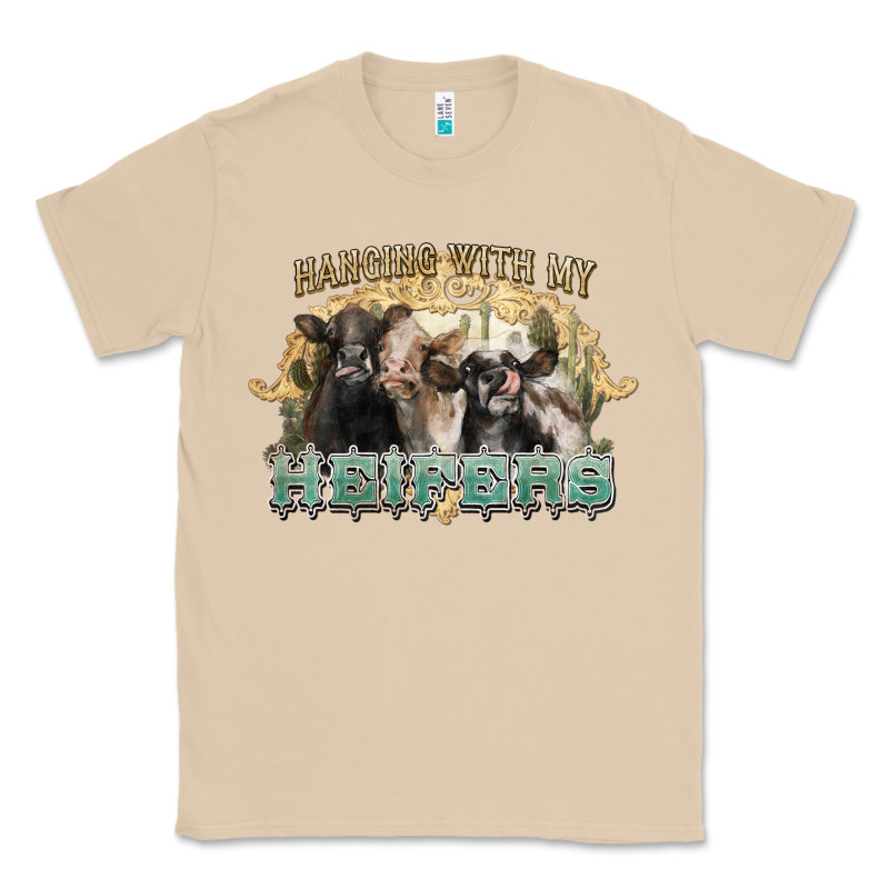 Hanging With My Heifers Classic Tee by NancyCooperArtShop | Teevron