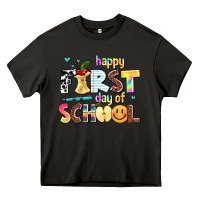 Asphalt happy first day of school Heavy Core Tee - AdoDesignShop