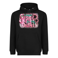Black i wear pink for my aunt Heavyweight Hoodie - CowGirlArtShop