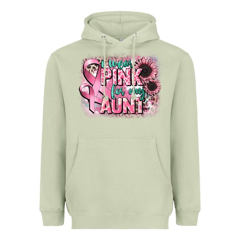 I Wear Pink For My Aunt Heavyweight Hoodie by CowGirlArtShop | Teevron