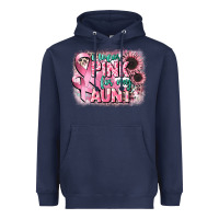 Navy i wear pink for my aunt Heavyweight Hoodie - CowGirlArtShop