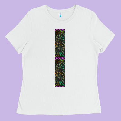Halloween Key Fob Ladies Tee Designed By Bundleandbundleshop