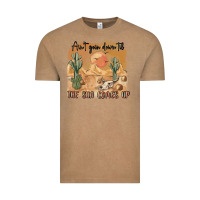 Vintage Coffee ain t going down til the sun comes up Vintage Tee - MaliasSmallBusiness
