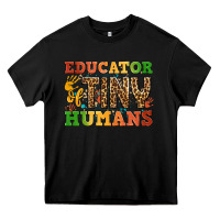 Black educator of tiny humans Heavy Core Tee - BundleAndBundleShop