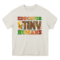 Cream educator of tiny humans Heavy Core Tee - BundleAndBundleShop