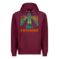 Burgundy thunderbird freebird Premium Hoodie - JahusDesignShop