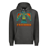 Charcoal Heather thunderbird freebird Premium Hoodie - JahusDesignShop