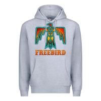 Heather Grey thunderbird freebird Premium Hoodie - JahusDesignShop
