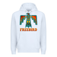 White thunderbird freebird Premium Hoodie - JahusDesignShop