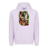 Lilac love snowman gnome Premium Hoodie - CowGirlArtShop