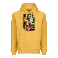 Mustard love snowman gnome Premium Hoodie - CowGirlArtShop
