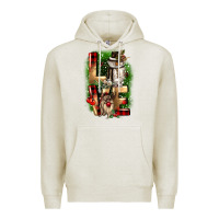 Oatmeal Heather love snowman gnome Premium Hoodie - CowGirlArtShop