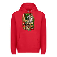 Red love snowman gnome Premium Hoodie - CowGirlArtShop
