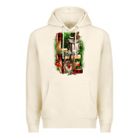 Tofu love snowman gnome Premium Hoodie - CowGirlArtShop