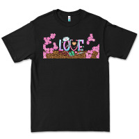 Black watercolor love nurse libbey glass Premium Tee - BundleAndBundleShop