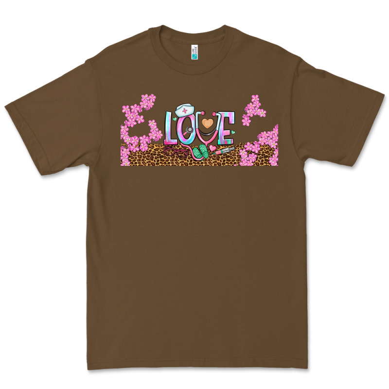 Watercolor Love Nurse Libbey Glass Premium Tee by BundleAndBundleShop | Teevron