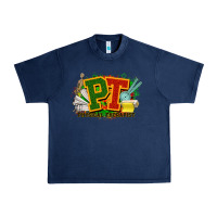 Navy pt physical therapist juneteenth Urban Heavy Tee - NancyCooperArtShop