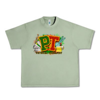 Oil Green pt physical therapist juneteenth Urban Heavy Tee - NancyCooperArtShop