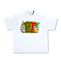 White pt physical therapist juneteenth Urban Heavy Tee - NancyCooperArtShop