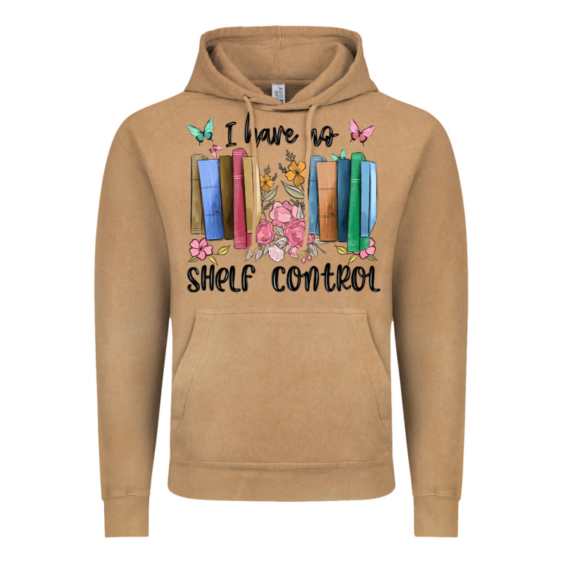 I Have No Shelf Control Vintage Hoodie by MaliasSmallBusiness | Teevron