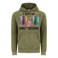 Vintage Olive i have no shelf control Vintage Hoodie - MaliasSmallBusiness