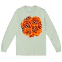 Matcha Thanksgiving Turkey With Tartan Patch Long Sleeve Tee - BundleAndBundleShop