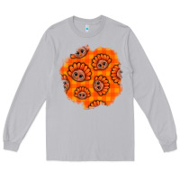 Moon Dust Thanksgiving Turkey With Tartan Patch Long Sleeve Tee - BundleAndBundleShop
