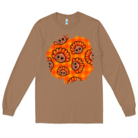 Toasted Coconut Thanksgiving Turkey With Tartan Patch Long Sleeve Tee - BundleAndBundleShop