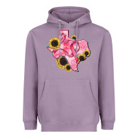 Lavender texas map breast cancer Heavyweight Hoodie - CowGirlArtShop