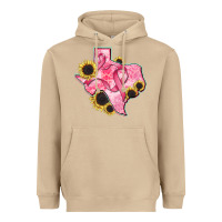 Mushroom texas map breast cancer Heavyweight Hoodie - CowGirlArtShop